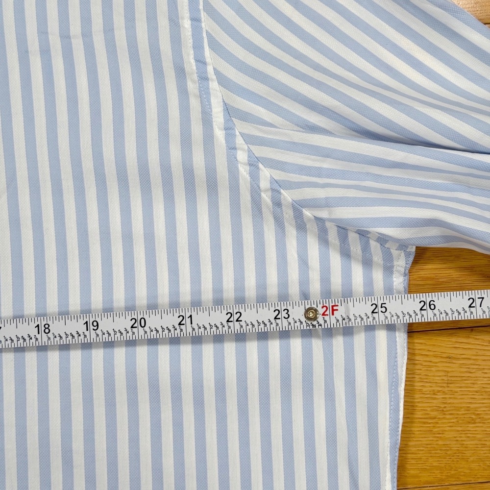 FAHERTY XXL The Movement Monterrey Shirt Blue Cape Stripe MWS2509 Mens NWT - Picture 4 of 8